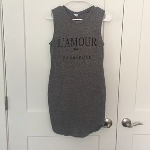 Curved Hem T-Shirt Dress